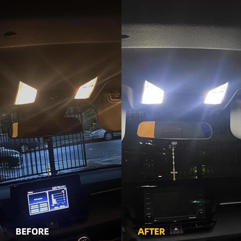 EASY EAGLE LED Interior Car Lights for Toyota-RAV4-2016-2022: 8 Piece Kit White LED Light Bulbs - Super Bright 6000K + Install Tool - Image 5